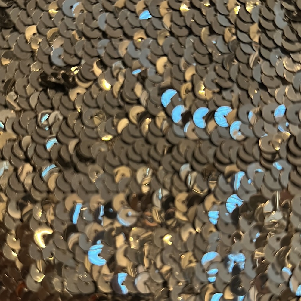 Black Sequin Mini Skirt - Picture 3 of 5